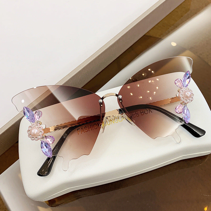 Diamond-encrusted Sunglasses