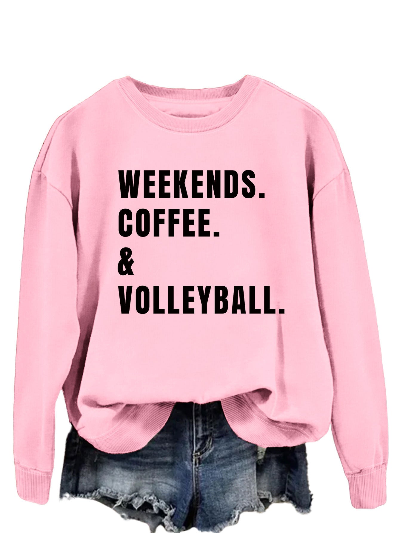 Long Sleeve Loose Sweatshirt
