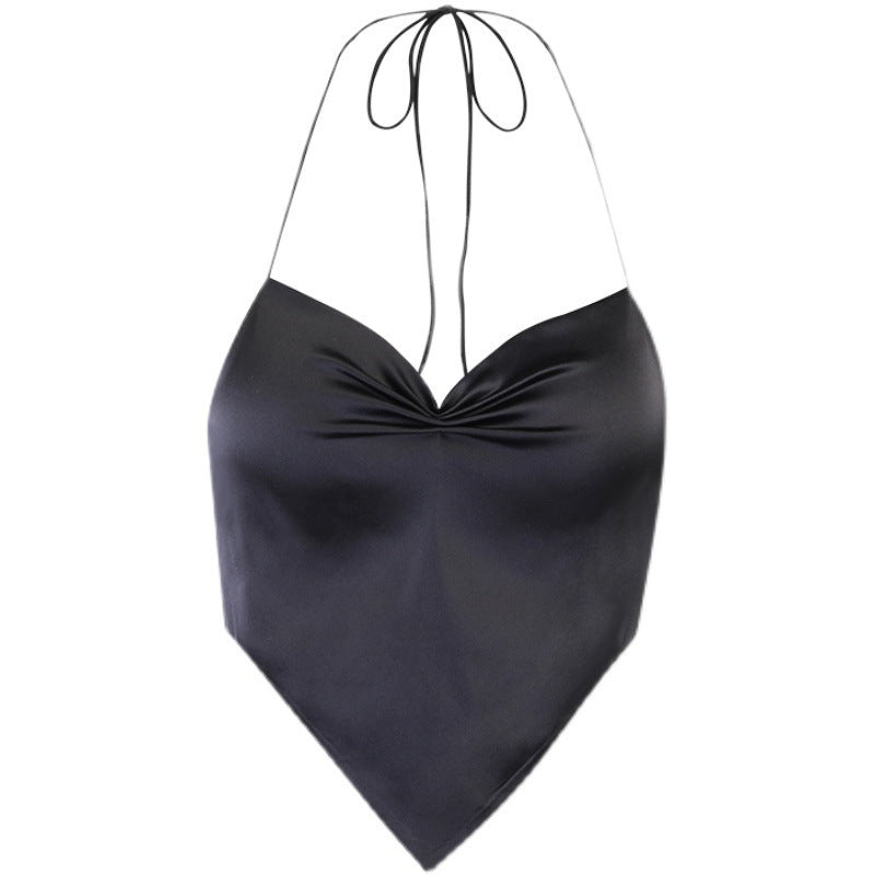 V-neck Pleated