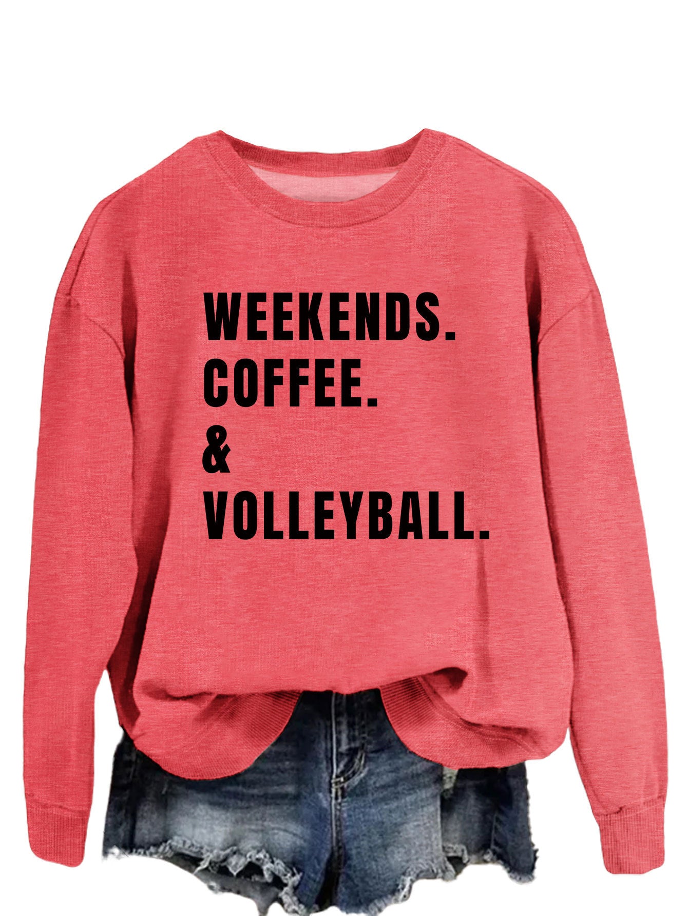Long Sleeve Loose Sweatshirt