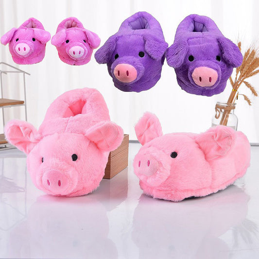 Pig Plush Slippers