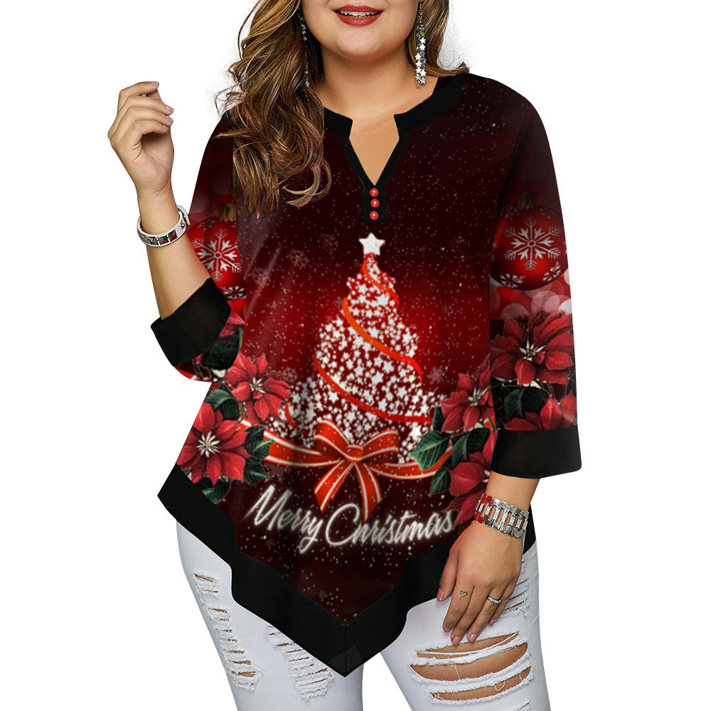 V-neck Christmas