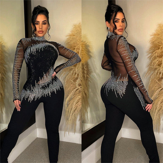 Long-sleeved Jumpsuit