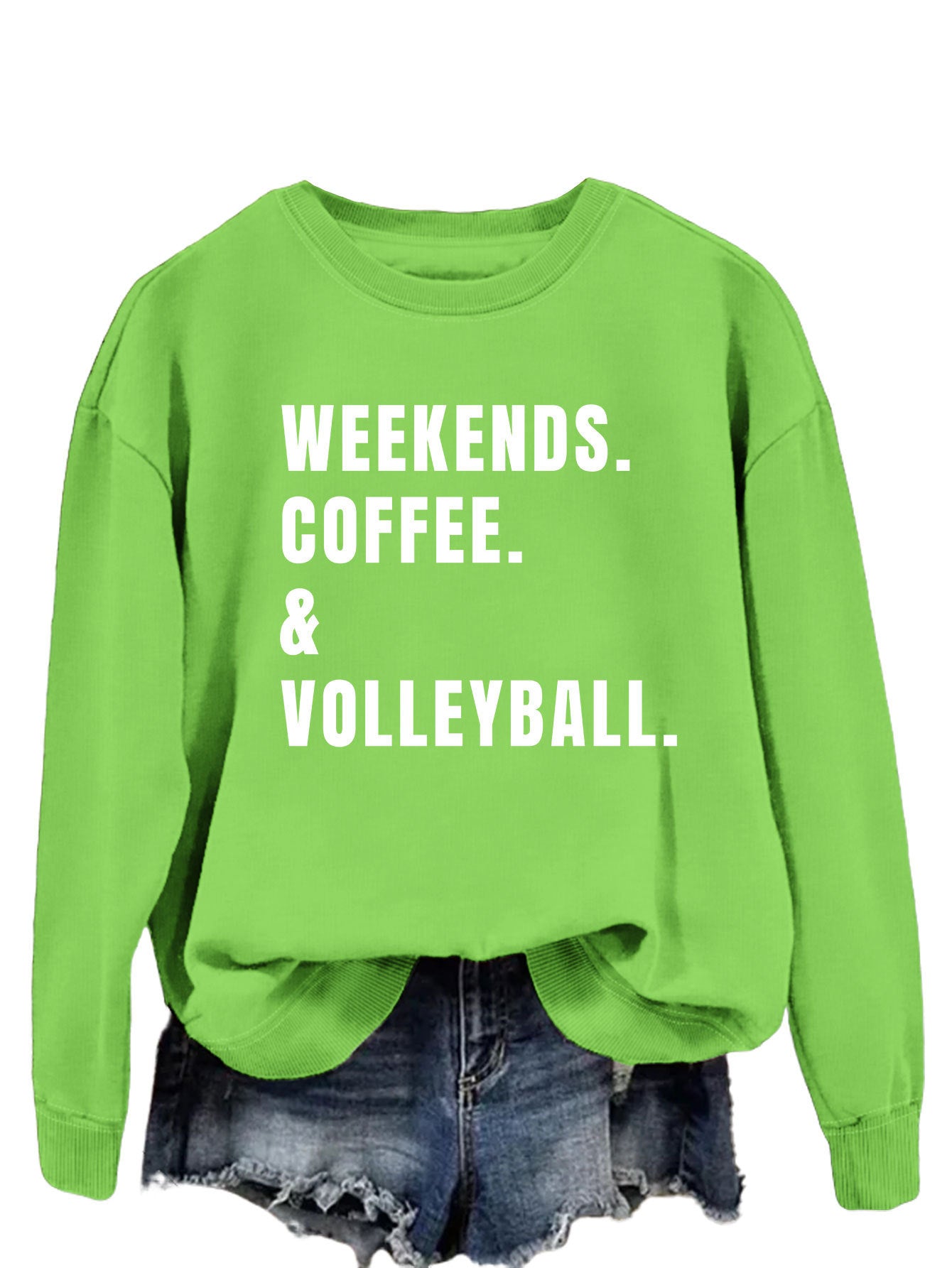 Long Sleeve Loose Sweatshirt