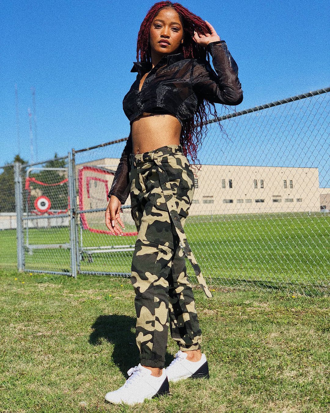 Camouflage Skinny Pants