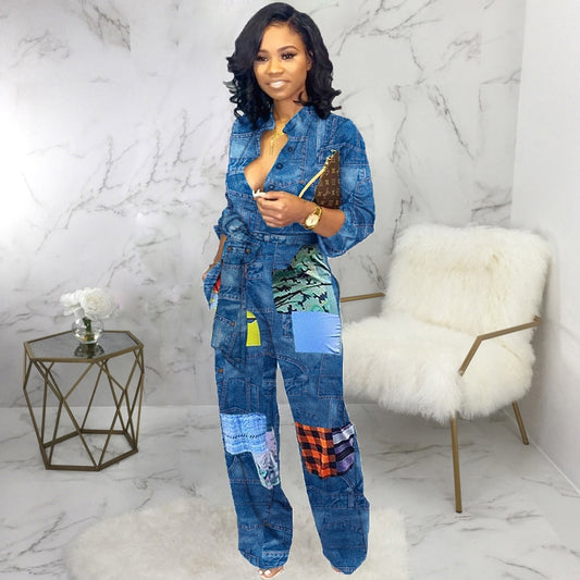 Diana denim Jumpsuit