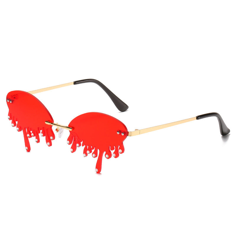 Sunglasses Personality Tear-shaped Visor
