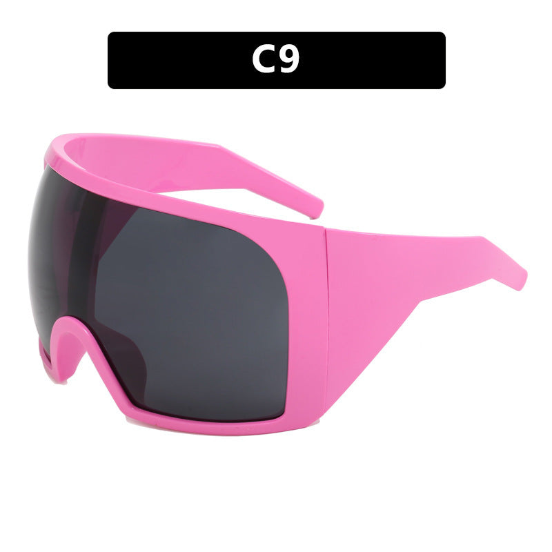 Large Rim Mask Sunglasses