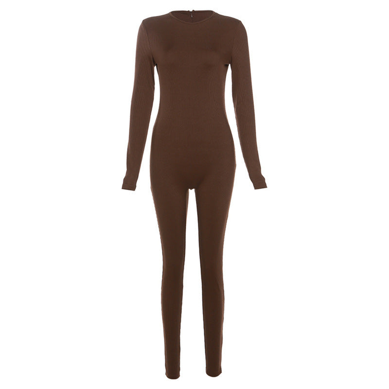 High Waist Tight Jumpsuit