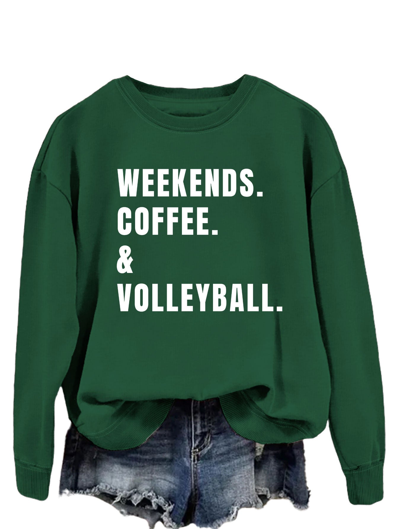 Long Sleeve Loose Sweatshirt