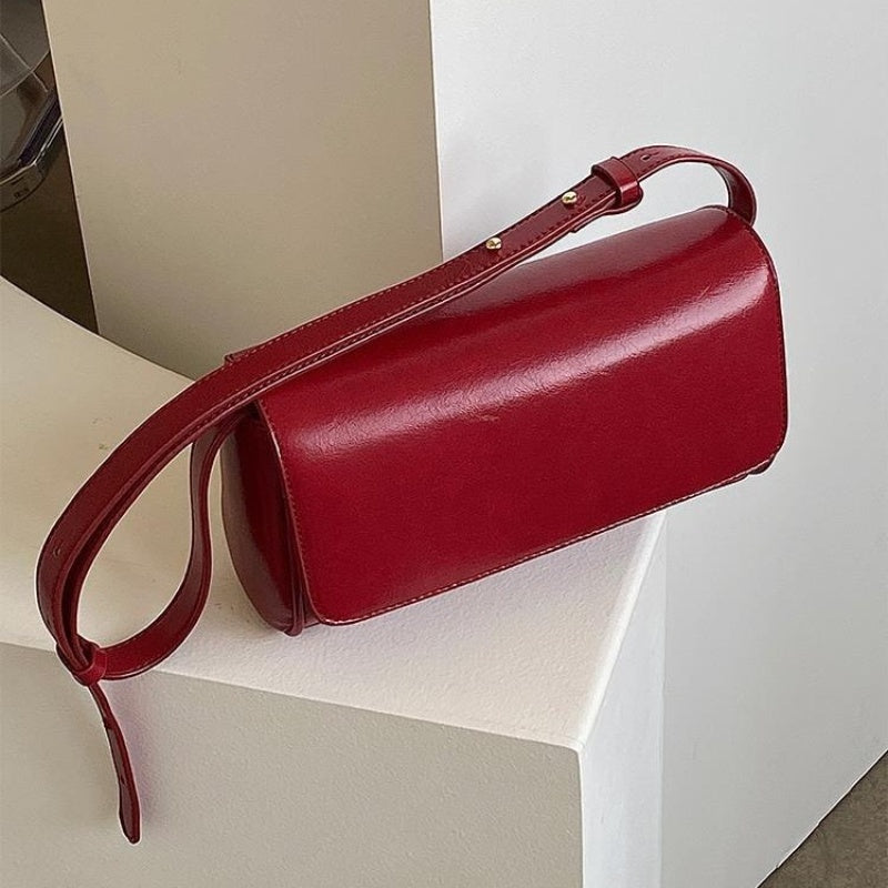 New Retro Wine Red Bag