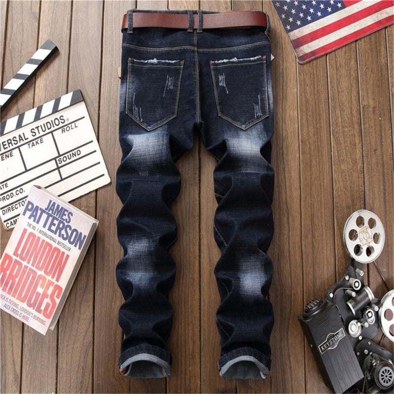 Slim Fit Straight Jeans