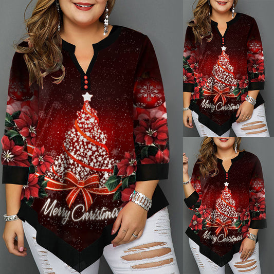 V-neck Christmas