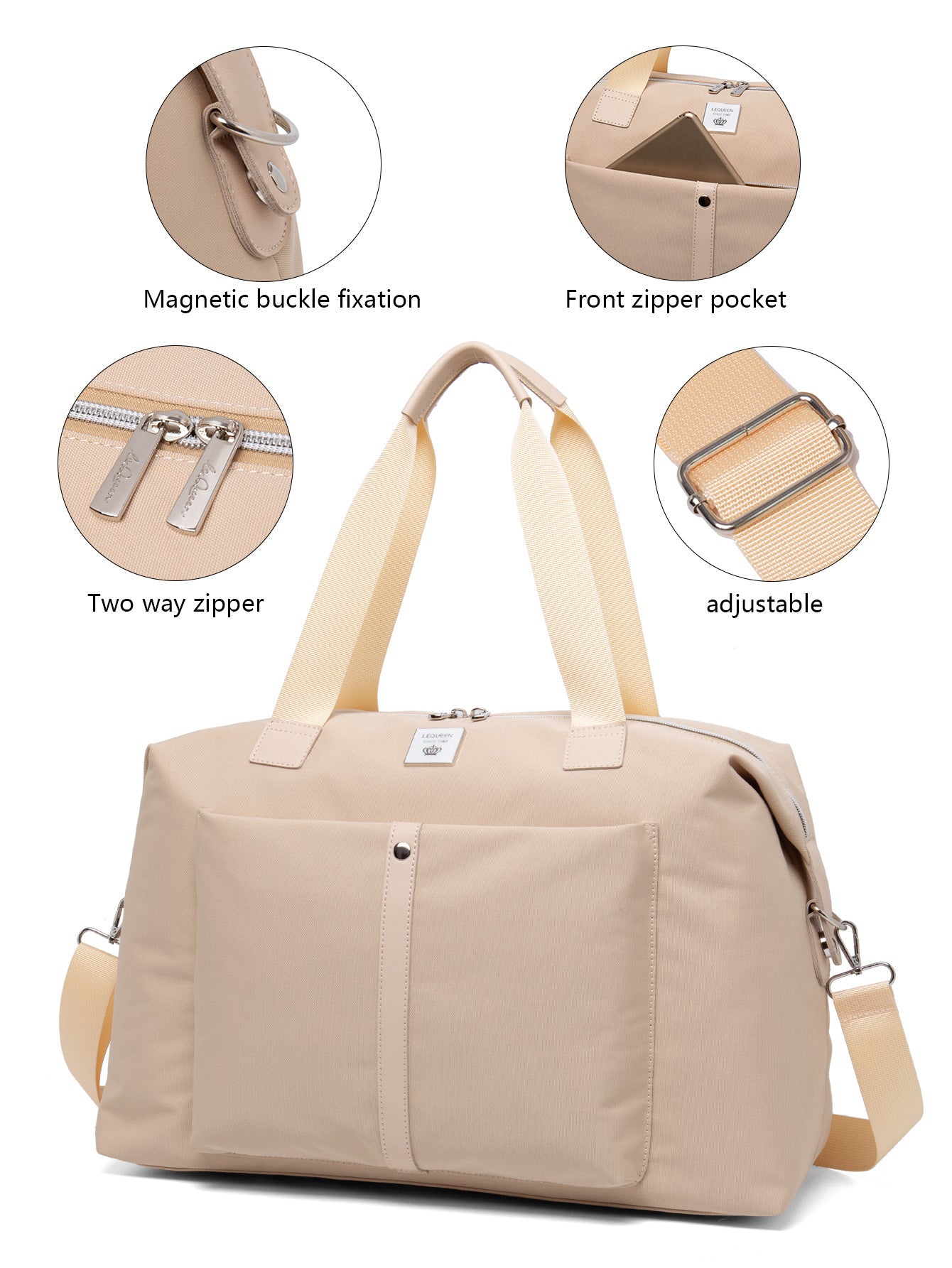 Large Capacity Travel Diaper Bag