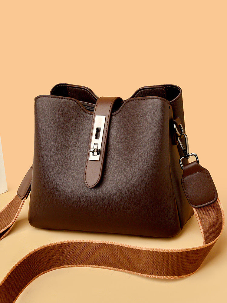 New Fashion All-matching Soft Leather Bag