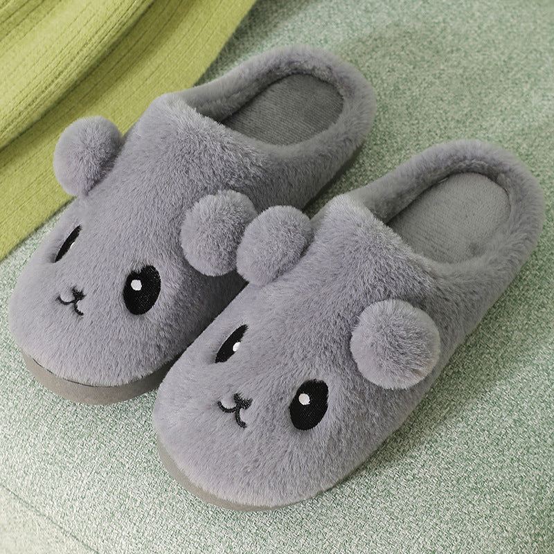 Furry Plush House Shoes