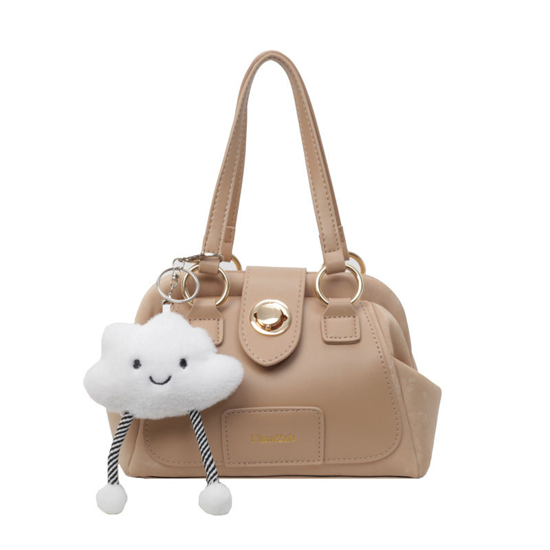 Solid Color Single-shoulder Bag