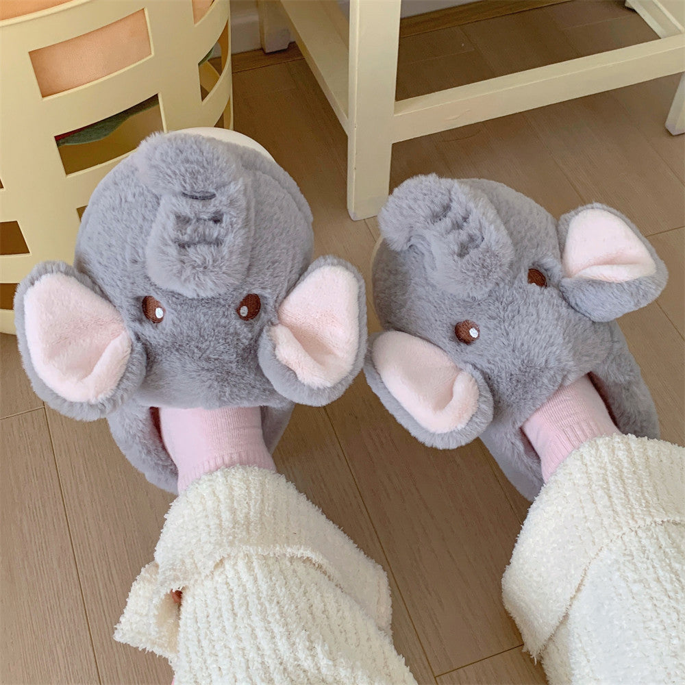 Plush Warm Indoor Slippers
