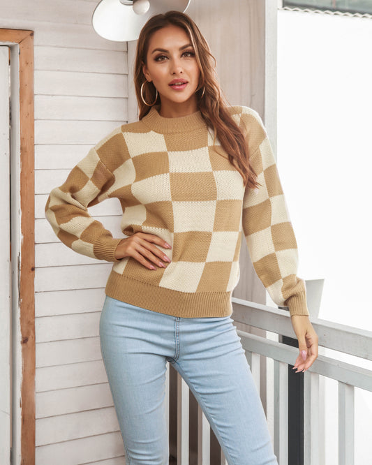 Checkered Sweater