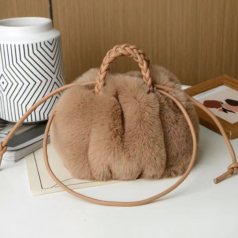 Plush Versatile Handbag