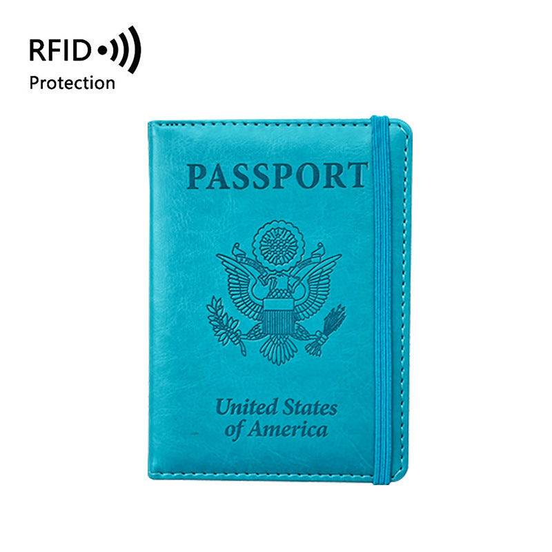 Versatile Travel Leather Passport Case