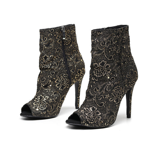Black Hollow Summer Heels