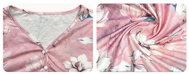 Vintage V-neck Long Sleeve