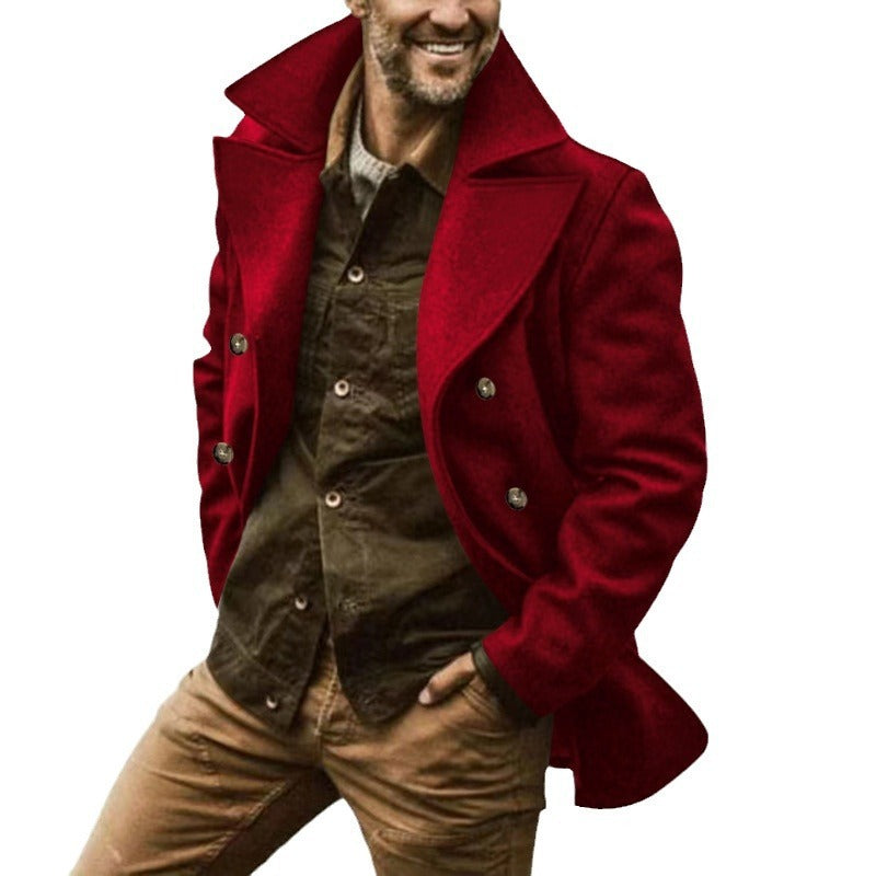 Double Breasted Casual Trench Coat
