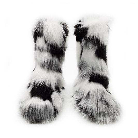 Plush Snow Boots