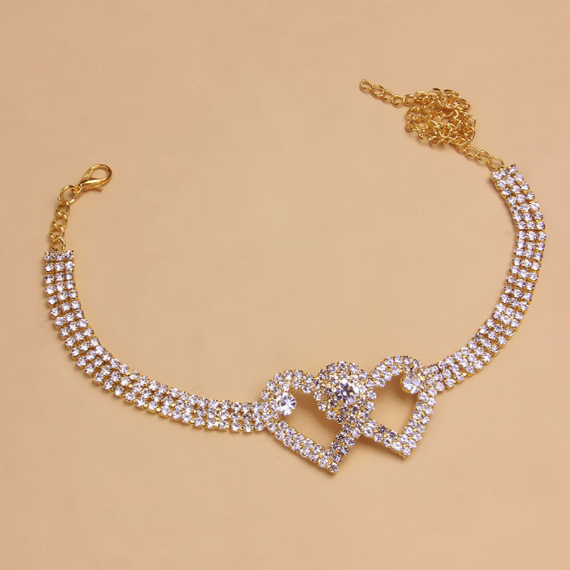 Heart-shaped Anklet