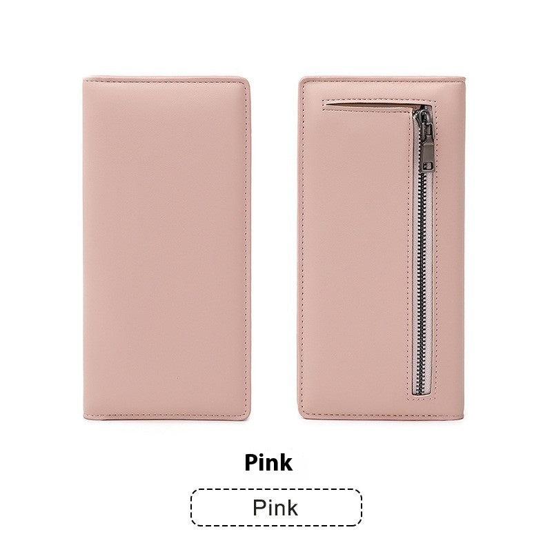 Zipper Buckle Long Wallet
