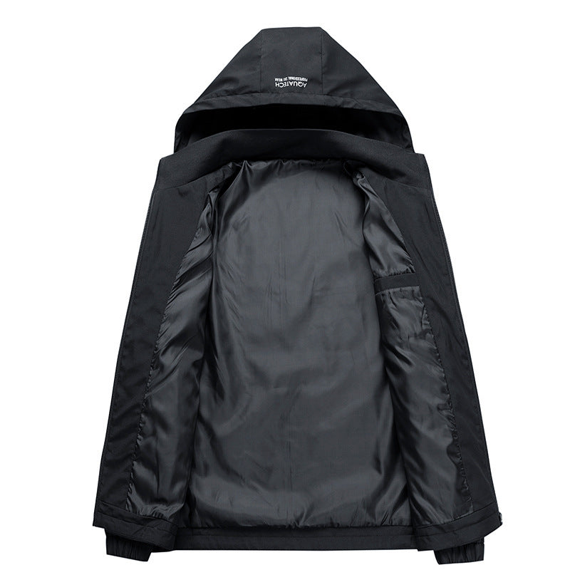 Detachable Hooded Waterproof Jacket