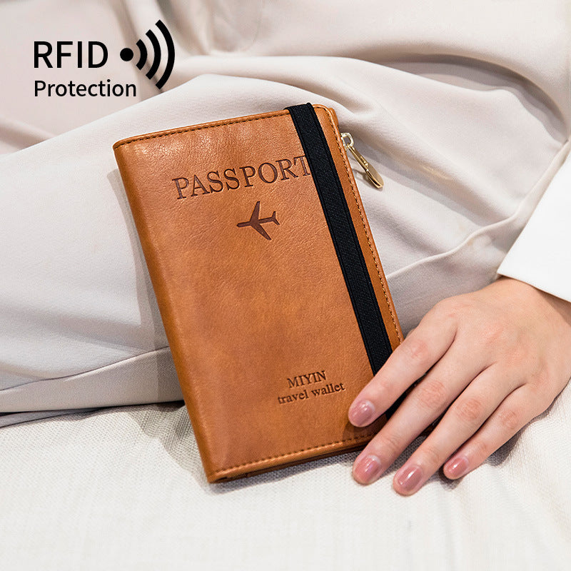 Multifunctional Passport Ultra-thin RFID Passport Wallet