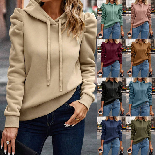Solid Color Long-sleeved Sweater