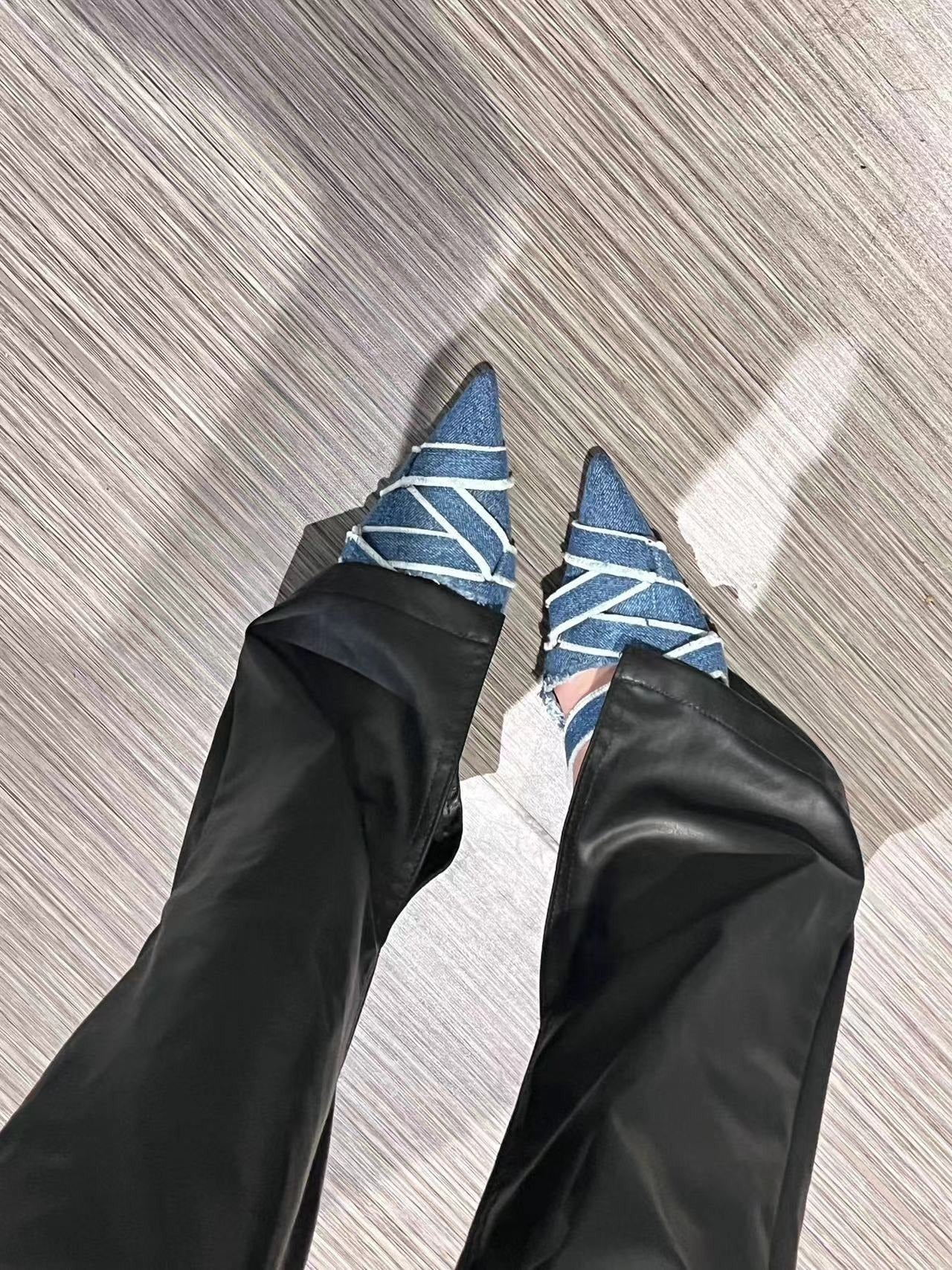 Pointed Toe Sliders