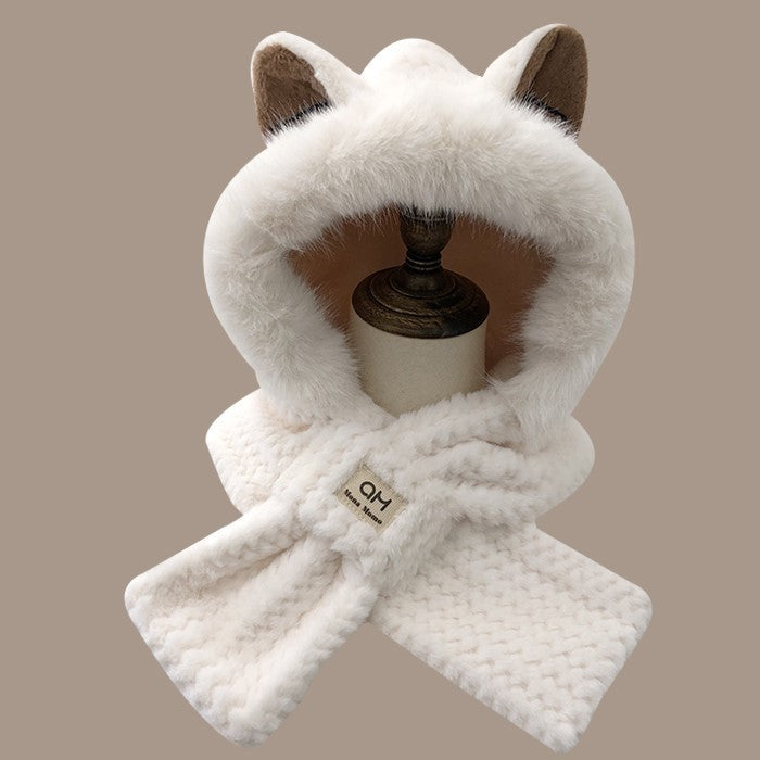 Autumn And Winter Furry Fox Ear Hat