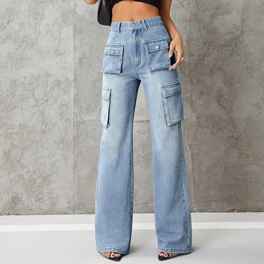Slimming Denim Trousers
