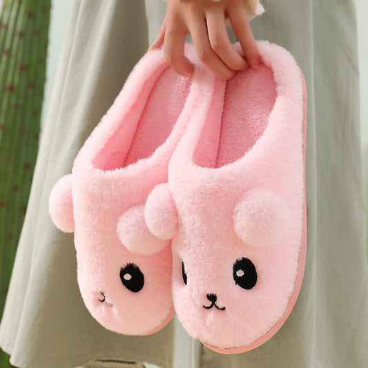 Furry Plush House Shoes