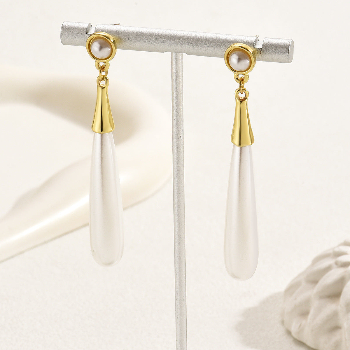 Drop-shaped Long Earrings