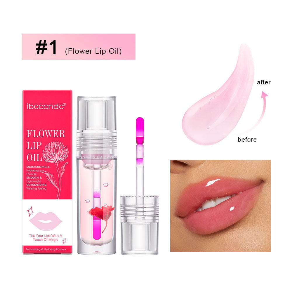 Flower Color Changing Lip Oil Moisturizing lip gloss