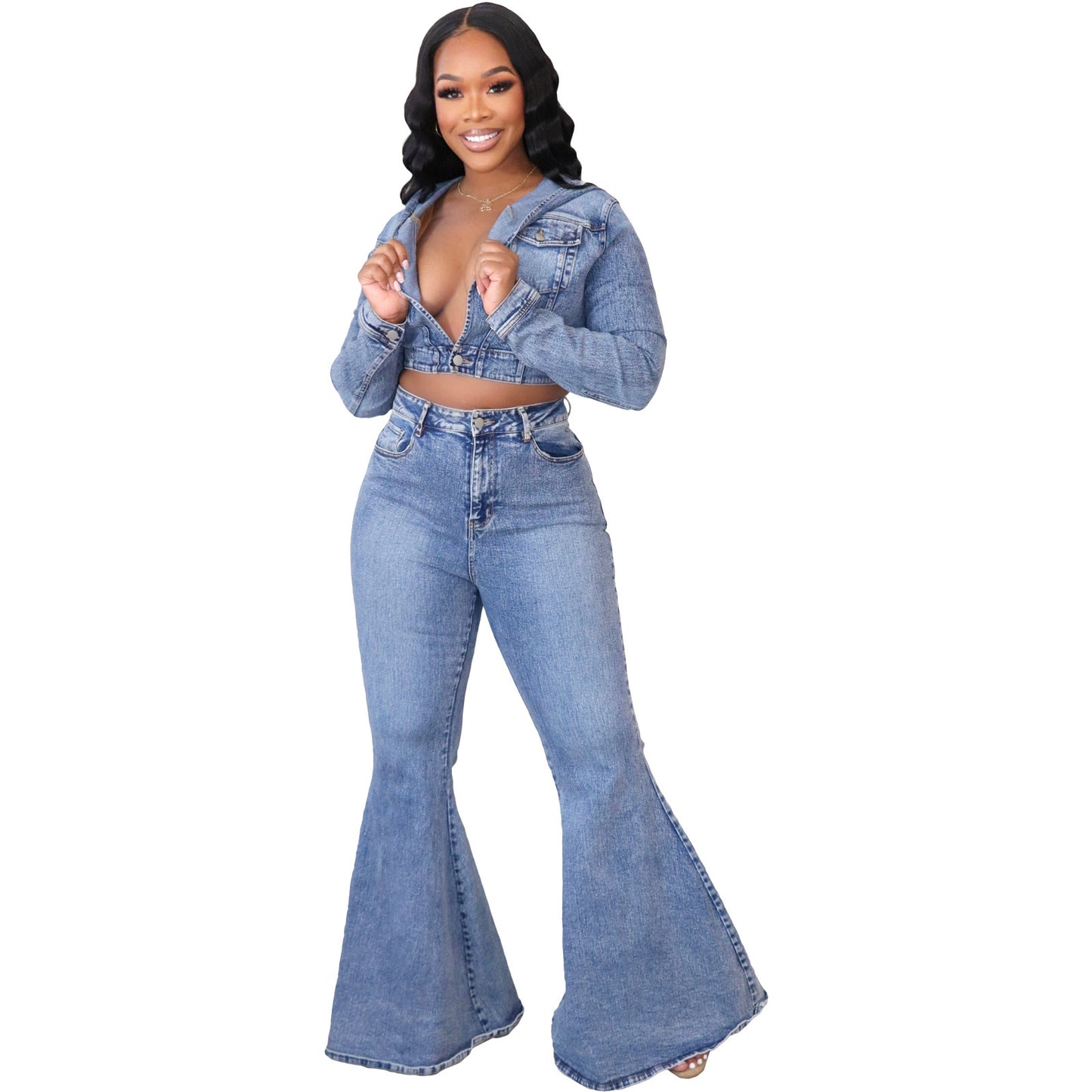 Alicia Denim Suit