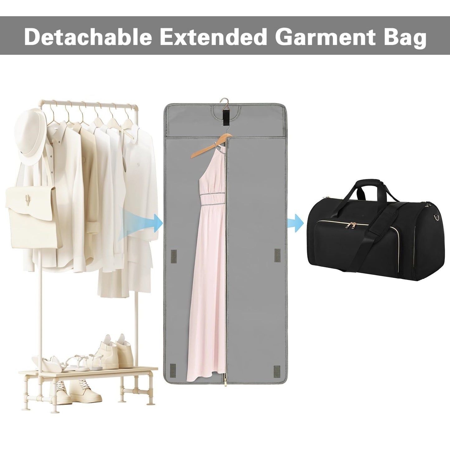 Wear-resistant Folding Garment Suit Bag