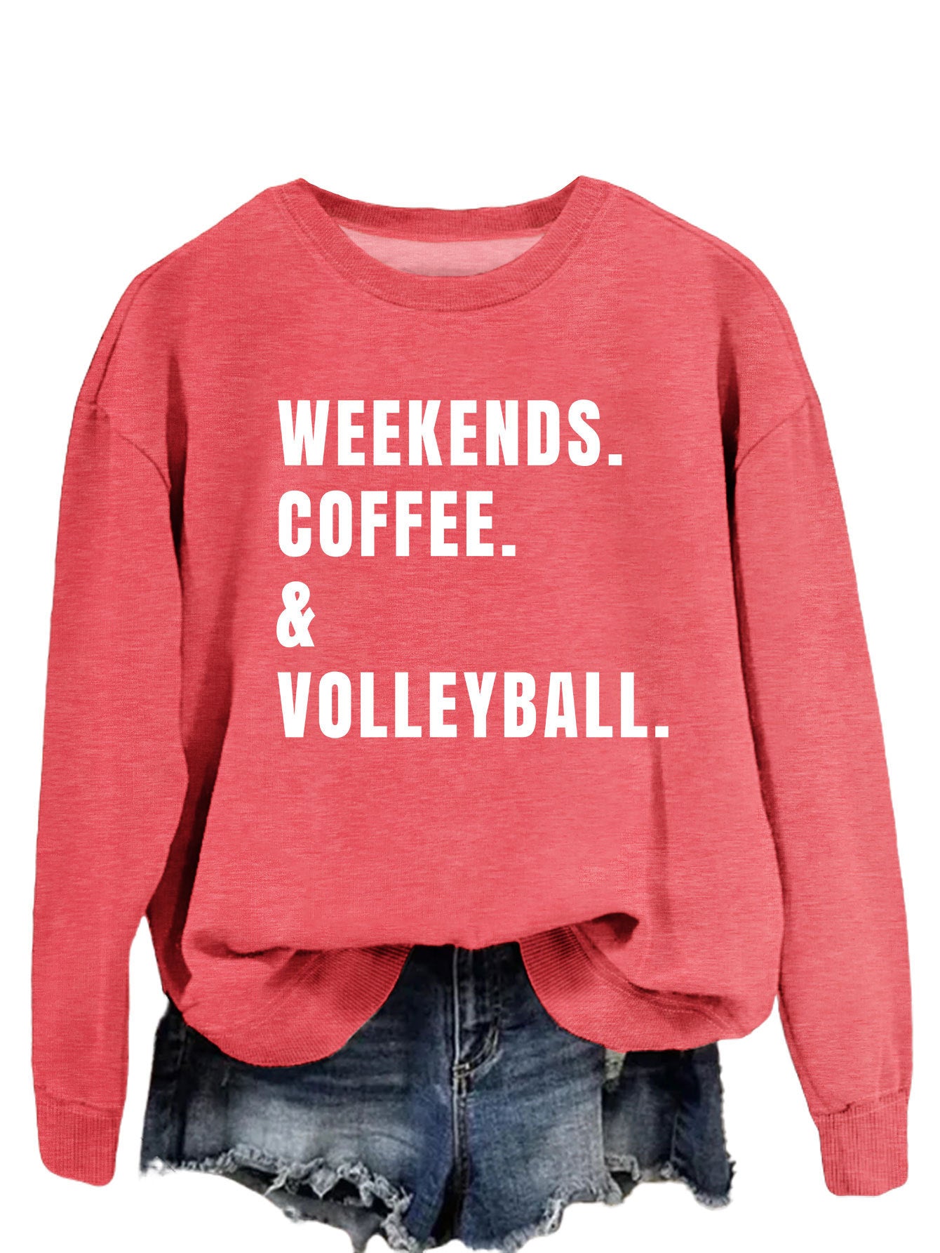 Long Sleeve Loose Sweatshirt