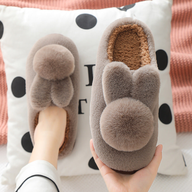 Thick Bottom Non-slip Plush Sluppers