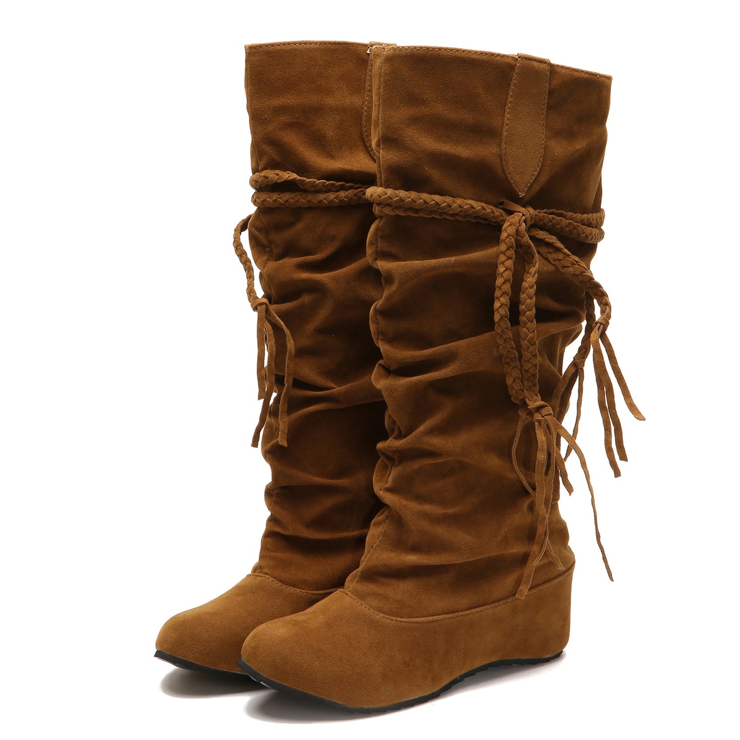 Tall Rubber-soled Martin Boots