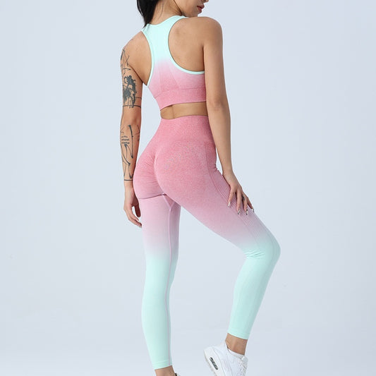Yoga Pants Bra Set