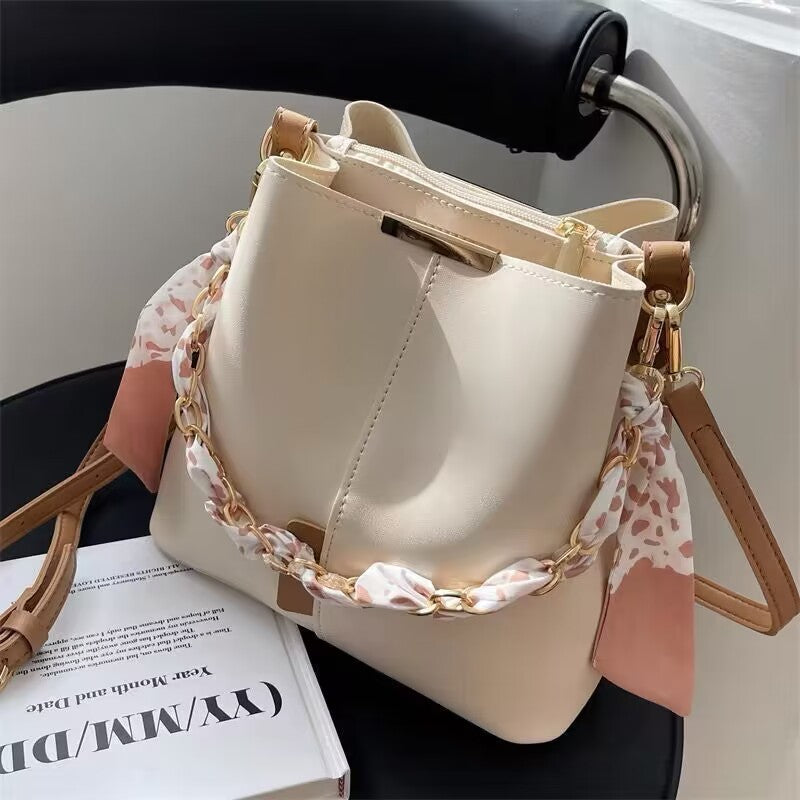 One Shoulder Versatile Bucket Bag